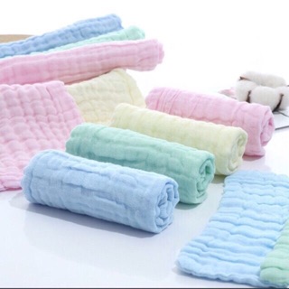Khăn xô 6 lớp rửa mặt cho bé siêu mềm