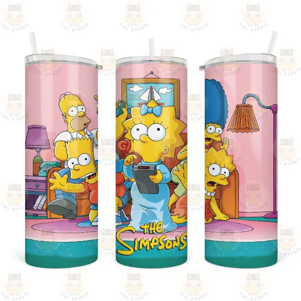Bình Nước Giữ Nhiệt Hình Simpsons - Ly Giữ Nhiệt Hình Simpsons - Cốc Giữ Nhiệt Hình Simpsons