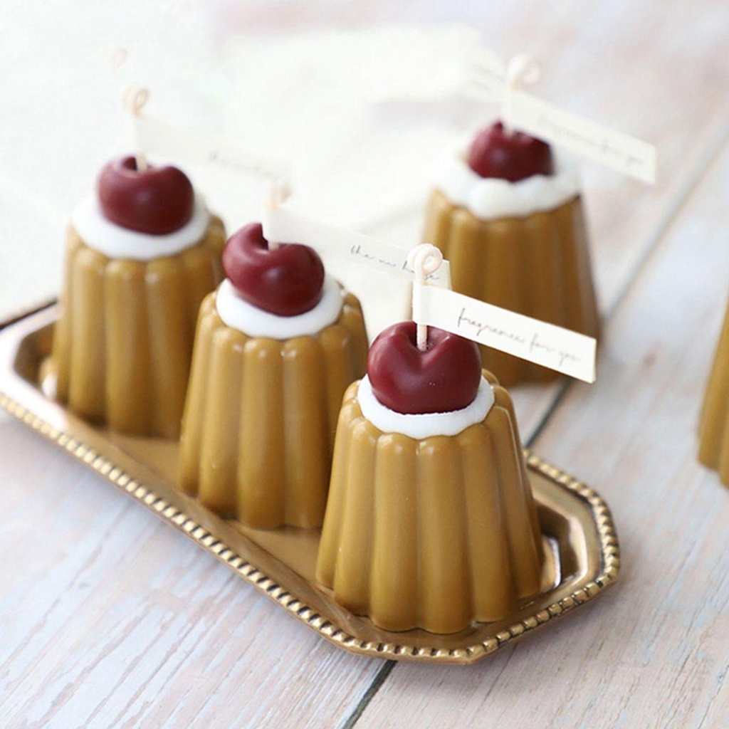 AUGUSTINA Khuôn Làm Nến Bánh Muffin Chống Dính Tiện Lợi