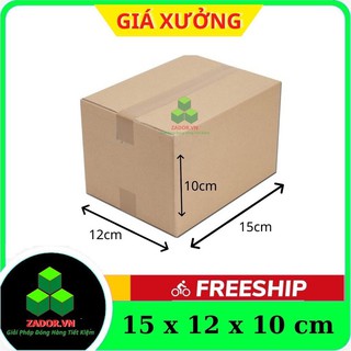 Combo 20 hộp carton 15x12x10 thùng carton ship cod