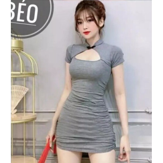 ĐẦM BODY CỔ TÀU KHOÉT NGỰC ( CÓ MÚT NGỰC ) THỜI TRANG NỮ VALKYRIE KN65 | BigBuy360 - bigbuy360.vn