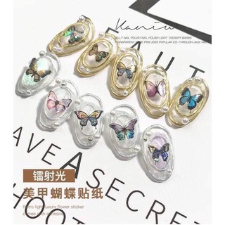 Sticker bướm trang trí móng Cheap Nail,stick bướm nail