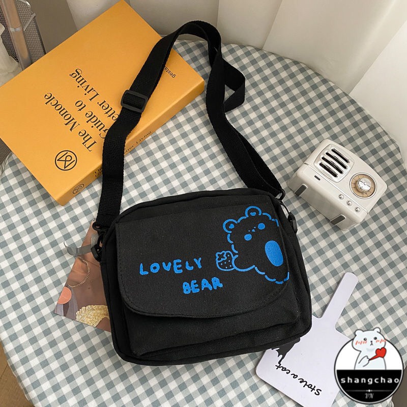 Túi đeo chéo nữ,túi mini vải chống nước siêu dễ thương-Hazi Thời trang unisex