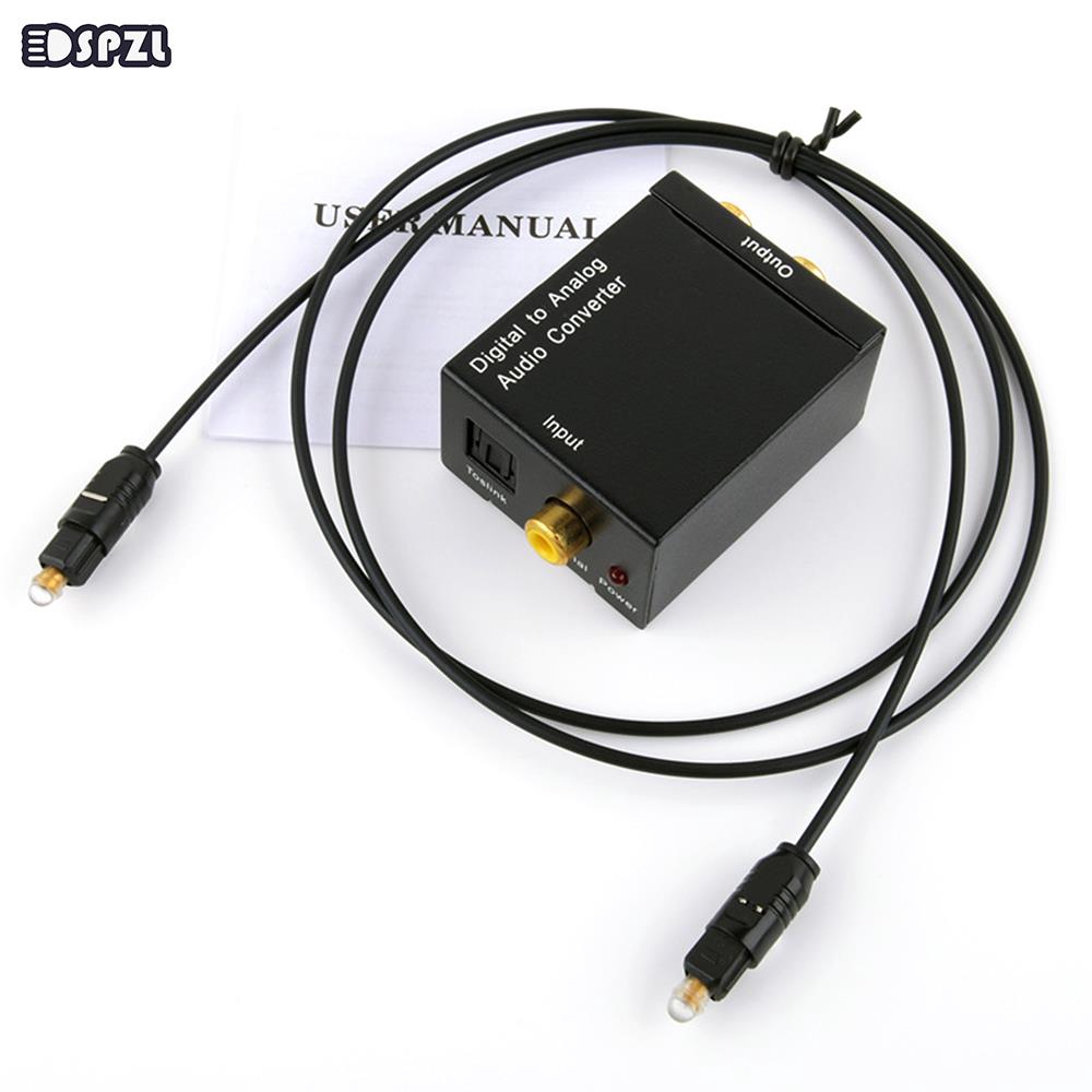 Bộ Thiết Bị Giải Mã Âm Thanh Rca L / R 3.5mm Spdif