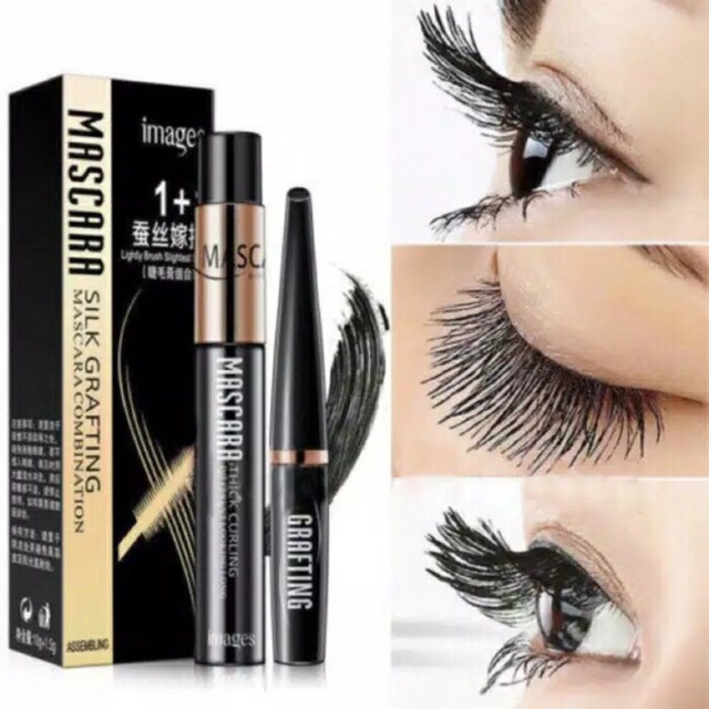(Hàng Mới Về) Mascara Images Sợi Lụa Chuốt Mi Cong Vút Và Dài Hơn