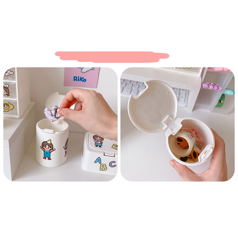 Hộp Đựng Đồ Dùng Để Bàn Chống Bụi Tiện Dụng