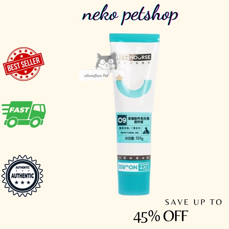 nourse 09 GEL kích ăn cho mèo cao cấp
