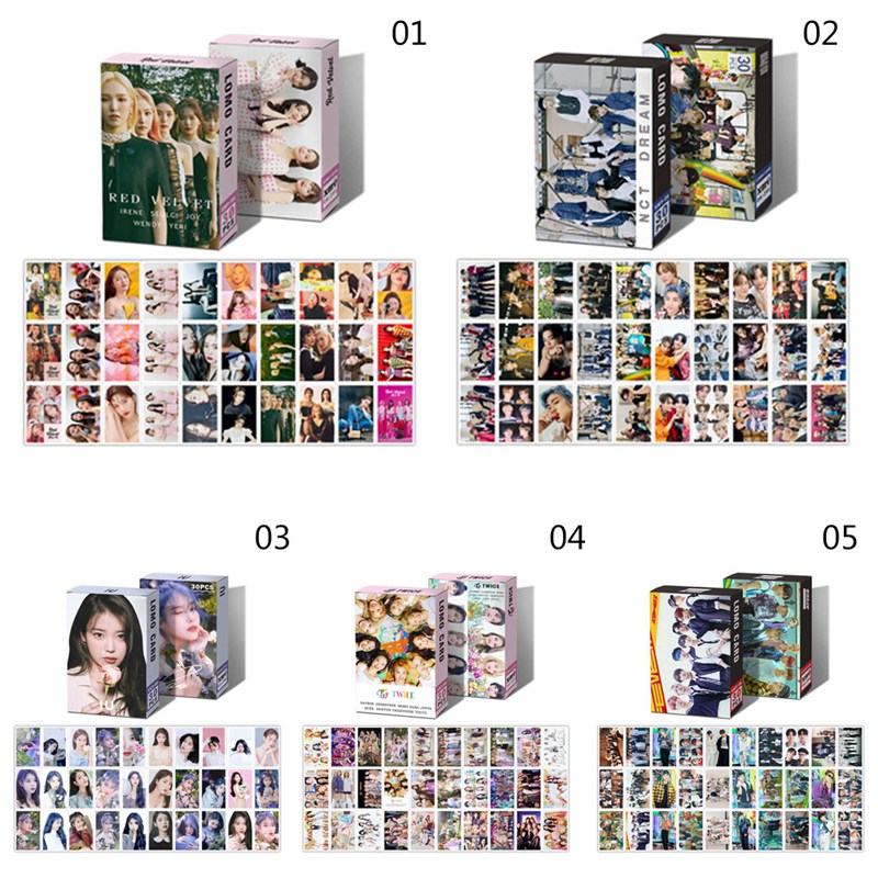 Set 30 Tấm Ảnh In Lomo Cao Cấp Cho Fan Của Kpop