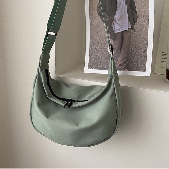 Túi Đeo Chéo nylon Túi bánh bao của phụ nữ đơn giản Thời Trang Hàn Quốc Học Sinh Sinh Viên Đi Học , Đi Chơi TTF119