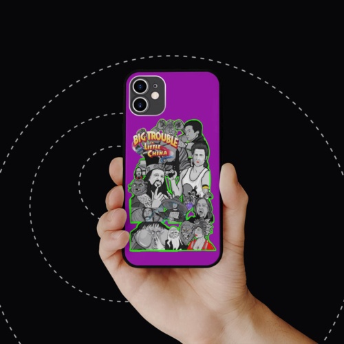 Ốp lưng iphone SAMSUNG hình big truble in little china collage art minimalism  cho các dòng iPhone PAP20210787