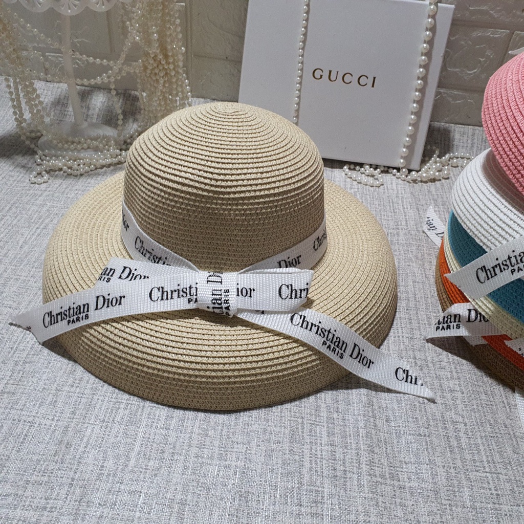 Mũ đi biển kiểu Chuông sang chảnh nơ xinh