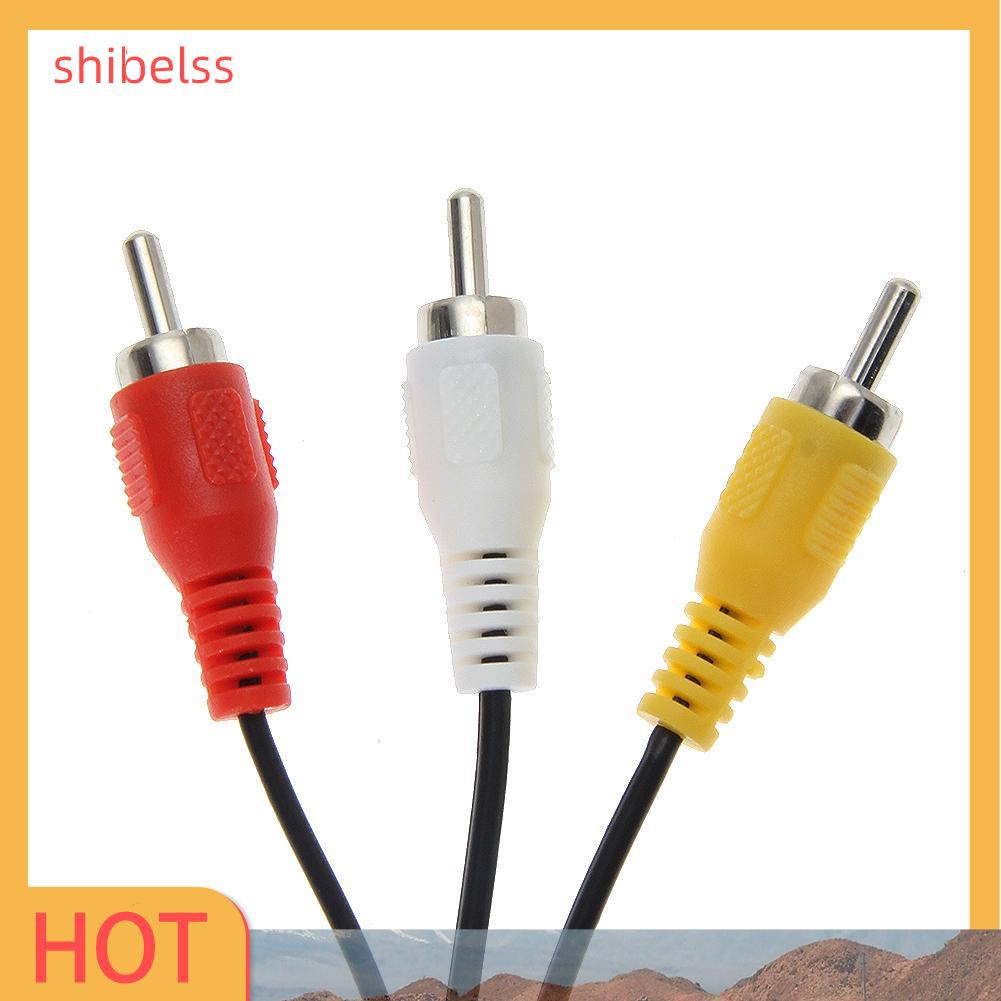 Shibelss 6FT 1.8M Audio Video AV Cable to RCA For SONY PS2 PS3 PlayStation SYSTEM