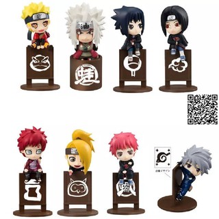 1465 Mô hình naruto chibi nhiều nhân vật Kakashi Naruto Jiraiya Itachi Deidara Sasori Gara