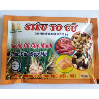 Siêu to củ xuống củ dùng cho cây có củ