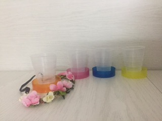 Ly nhựa gấp gọn du lịch
