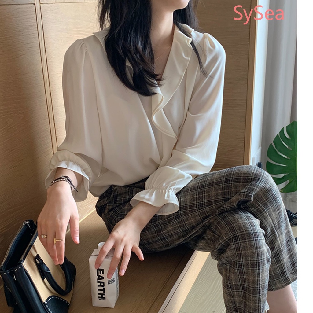 Áo Sơ Mi Voan Màu Sắc Thanh Lịch Cho Nữ