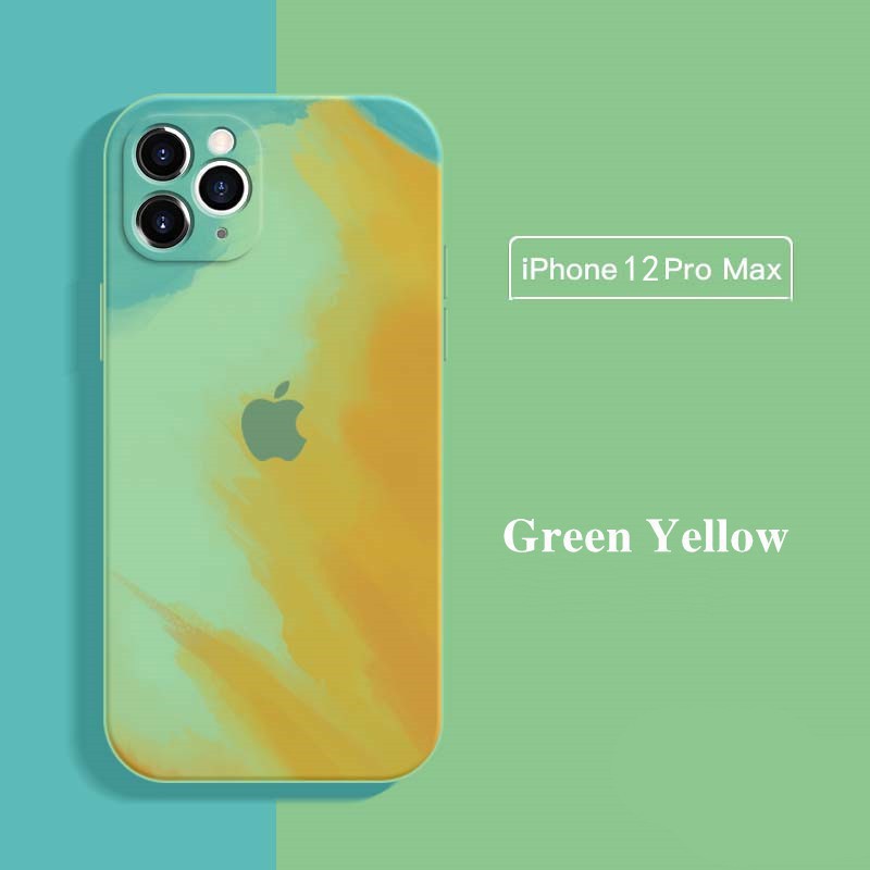 ỐP LƯNG IPHONE 12 VUÔNG MÀU NƯỚC SPLASH 12 PRO MAX 11 PRO MAX XS MAX 7 PLUS VIỀN VUÔNG LIKGUS NJOYSHOP | BigBuy360 - bigbuy360.vn
