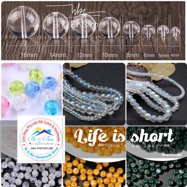 Gói 300v Hạt Chuỗi Băng Tuyết Làm Vòng Đeo Tay, Trang Sức Handmade
