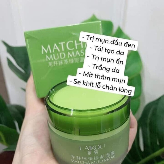 ✨MẶT NẠ MATCHA MUD MASK - CHIẾT XUẤT BÙN NON VÀ MATCHA TƯƠI✨