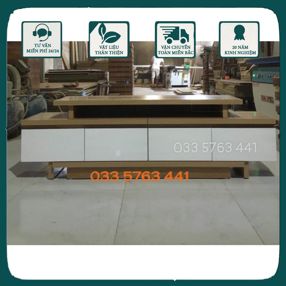 Kệ tivi tthông minh tăng giảm kích thước, lắp ráp hoàn chỉnh chắc chắn gỗ MDF phủ melamine - kệ ti vi .