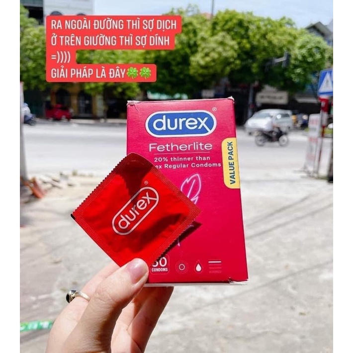 Bao cao su Durex 30 miếng ( hàng nội địa Úc)