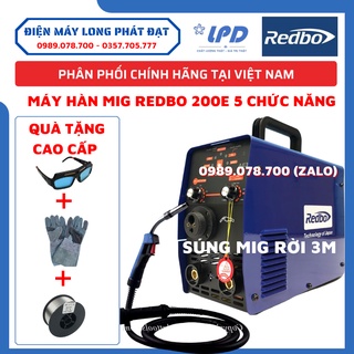 Máy hàn MIG không dùng khí Redbo 200E dây MIG rời tiện lợi - sử dụng cuộn dây 1kg