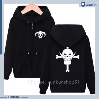 Áo Khoác Băng Râu Trắng - One Piece Mũ Rơm Nam Nữ Đủ Size