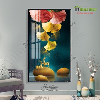 Tranh 3D dán tường, Tranh dán Cửa ra vào, Vách Ngăn Khổ Dọc - Nhận in theo yêu cầu - FT44528
