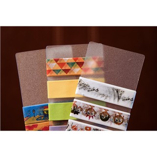 KimiTape Combo 100 tấm chiết washi tape trơn