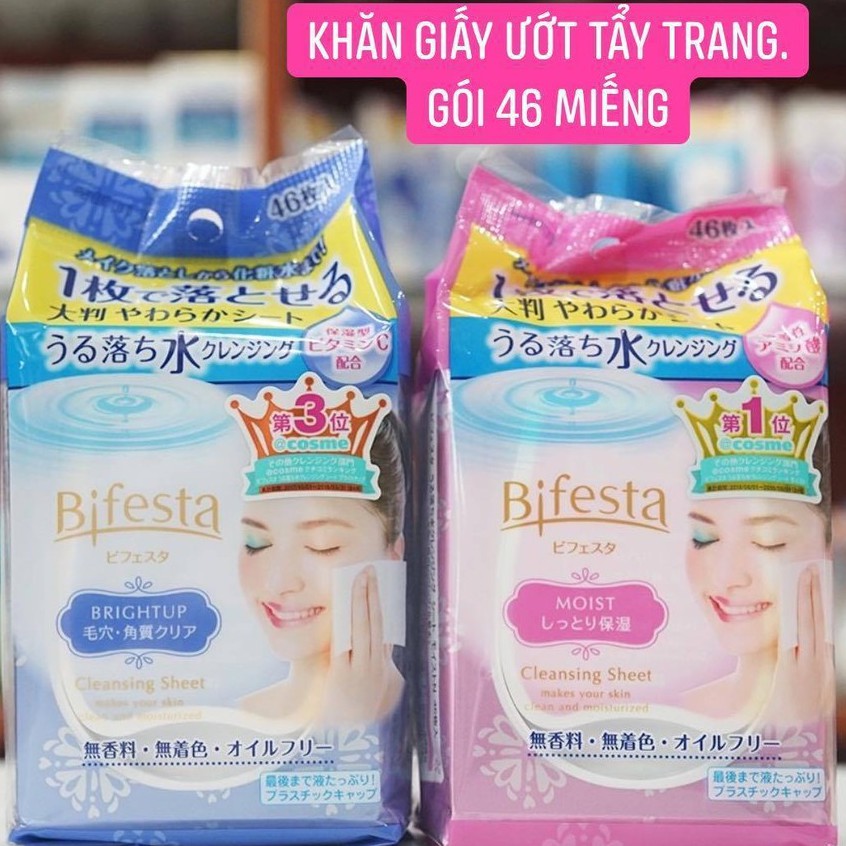 Khăn Ướt Tẩy Trang Bifesta Nhật
