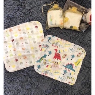 Sét 10 Khăn xô sữa túi lưới cho bé.