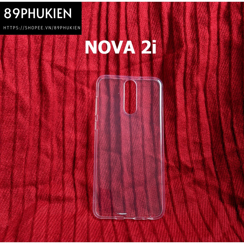 Bộ kính cường lực ốp silicon Huawei Nova 2i