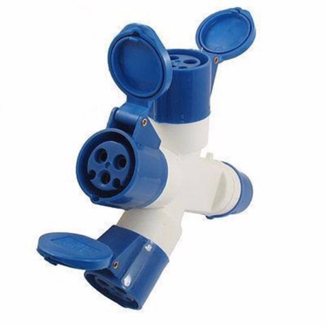 Ổ công nghiệp chia 3 - 16A