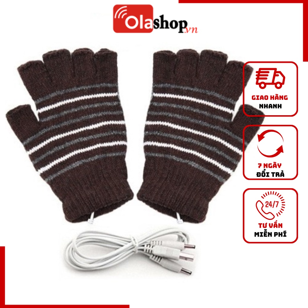 Găng tay sưởi ấm cắm cổng usb