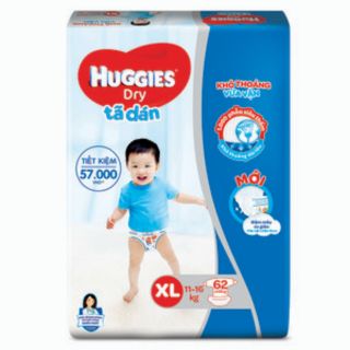 Tã/Bỉm dán Huggi M76/L68/XL62