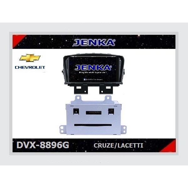 JENKA DVX-8896G DVD liền màn hình theo xe Chevrolet Cruze, Lacceti 2010-2014