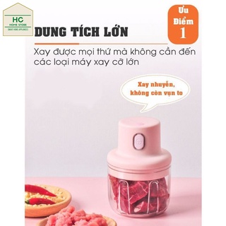 Máy xay tỏi ớt điện mini 250ml