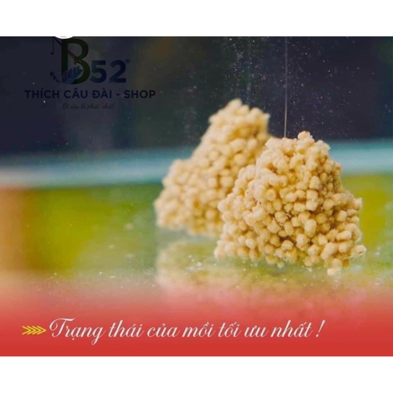 Mồi câu chép hạt sapham