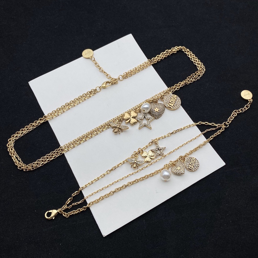Vòng Cổ/Vòng Cổ Nhiều Lớp Dior Thời Trang Dễ Thương Chất Lượng Cao