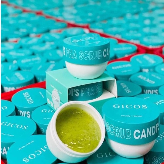 Kẹo thanh tẩy Gicos Candi's PHA Scrub tăng collagen trẻ hóa da tươi sáng,căng mọng và mịn màng 200g