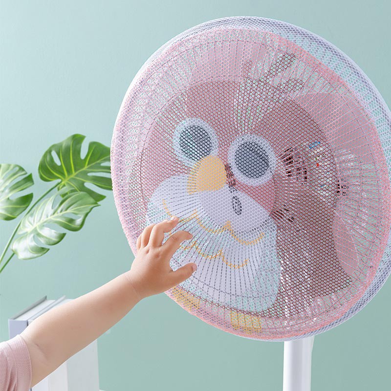 Vỏ Bọc Quạt Điện Bảo Vệ An Toàn Cho Bé Họa Tiết Hoạt Hình Dễ Thương
