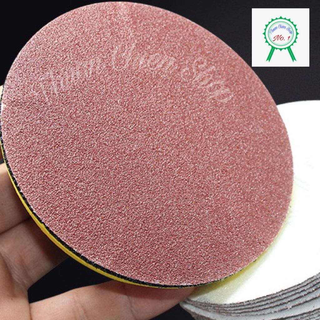 Giâý nhám dính, dán đế tròn 10 cm [ COMBO 10 MIẾNG ]