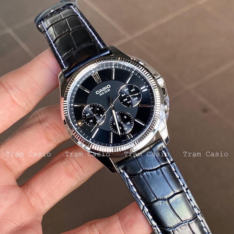 Đồng hồ nam Classic Casio MTP-1375L-1A sale giá tốt - Kích thước vỏ: 48,5 × 42 × 9,7mm