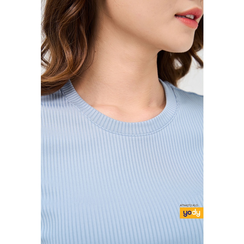 Áo thun nữ Yody cổ tròn tay lỡ mềm mịn trẻ trung ATN4272