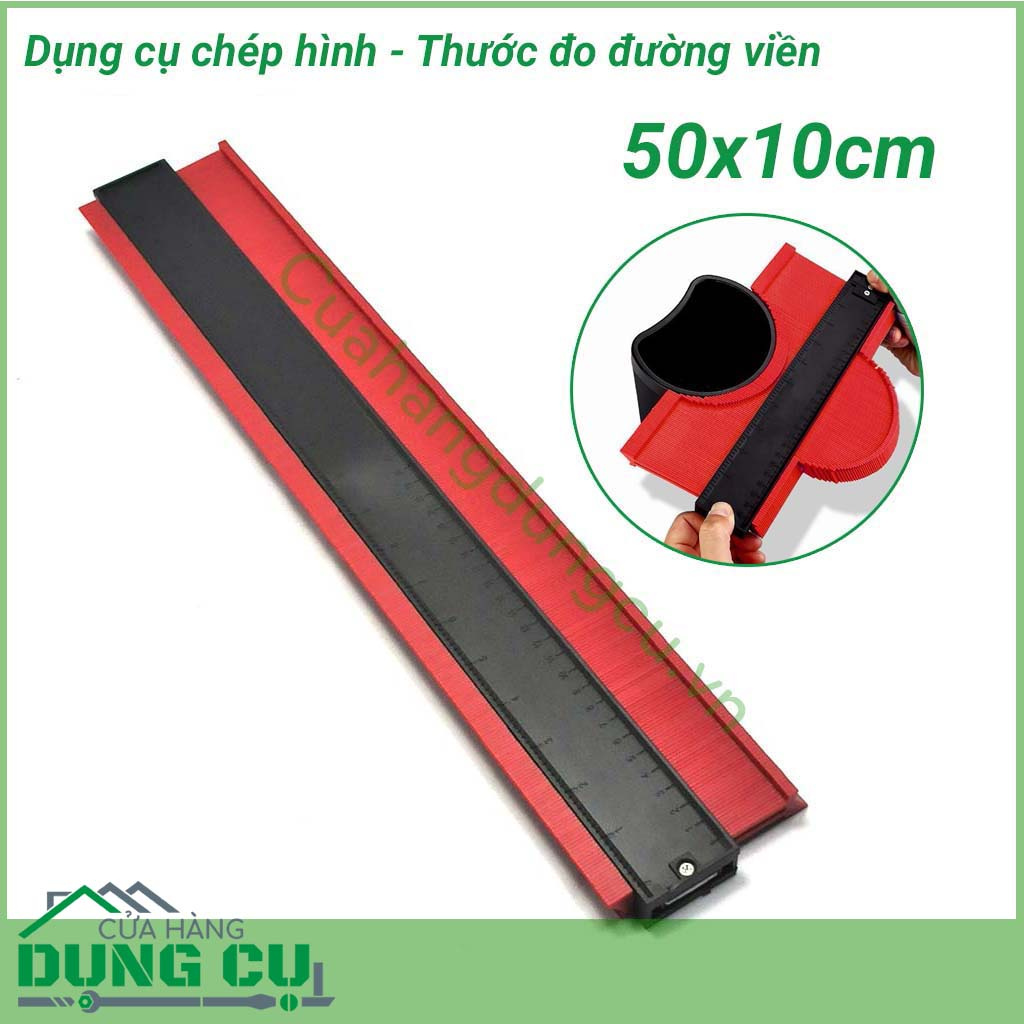 Thước sao chép hình dạng đa năng 250mm-500mm