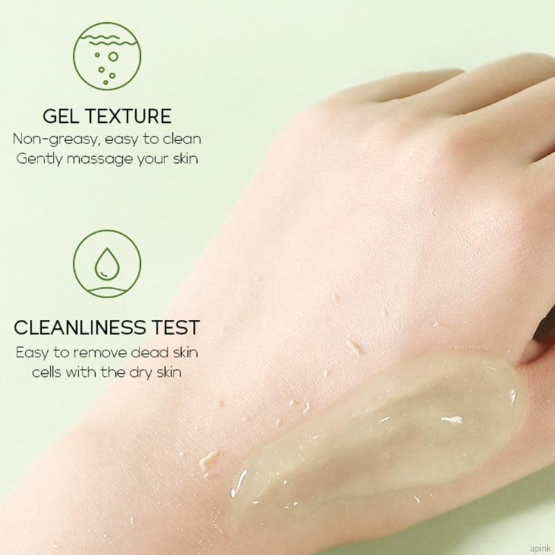 [Hàng mới về] Gel tẩy tế bào chết chiết xuất trà xanh dưỡng ẩm giảm thiểu lỗ chân lông 60g