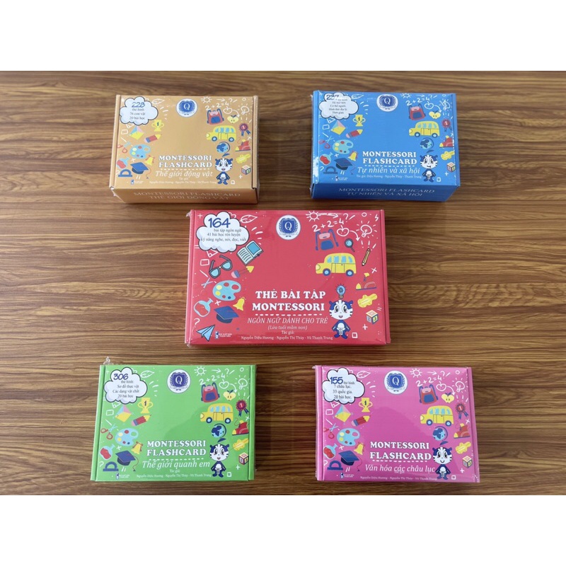 Montessori Flashcard: Văn hoá các châu lục
