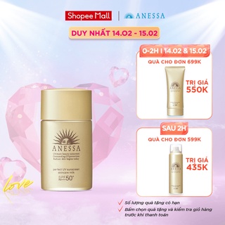Sữa chống nắng dưỡng da bảo vệ hoàn hảo Anessa Perfect UV Sunscreen Skincare Milk 20ml _ thumbnail