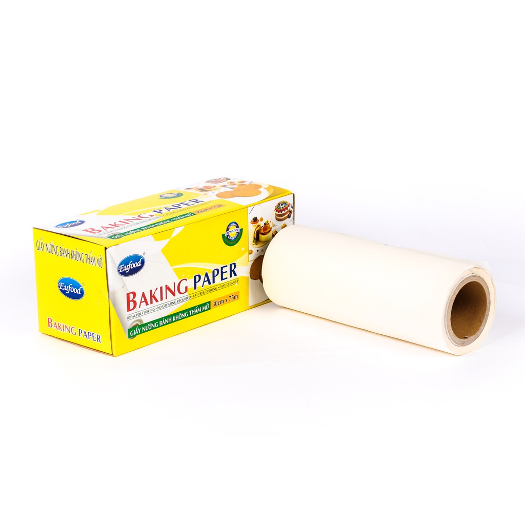 Giấy nướng bánh không thấm mỡ Baking Paper 75m