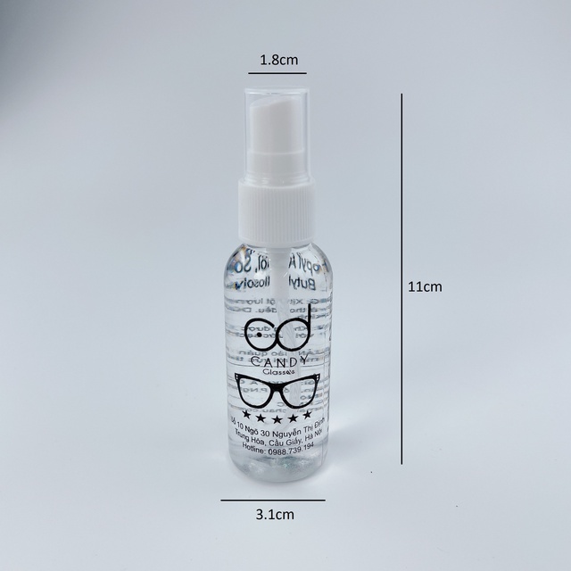 Lọ nước lau rửa mắt kính cao cấp đa năng dạng xịt - Tiệm kính Candy